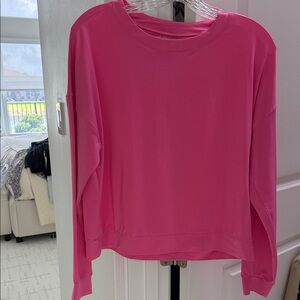 Lucky in Love Bright Pink Crop Top